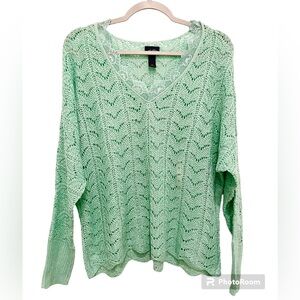 Daytrip Lace Trim Sweater